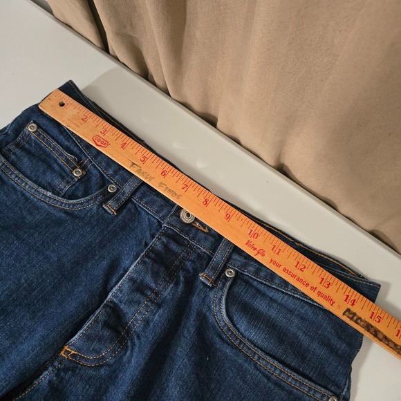 Gustin Jeans Mens 33 (Fits 29x27) Blue Straight Raw Selvedge Denim Minimalist - Picture 12 of 16